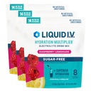 Liquid I.V.® Hydration Multiplier® Sugar-Free - Raspberry Lemonade ¦ Electrolyte Powder Drink Mix Silencioso 3 Pack (42 Servings)