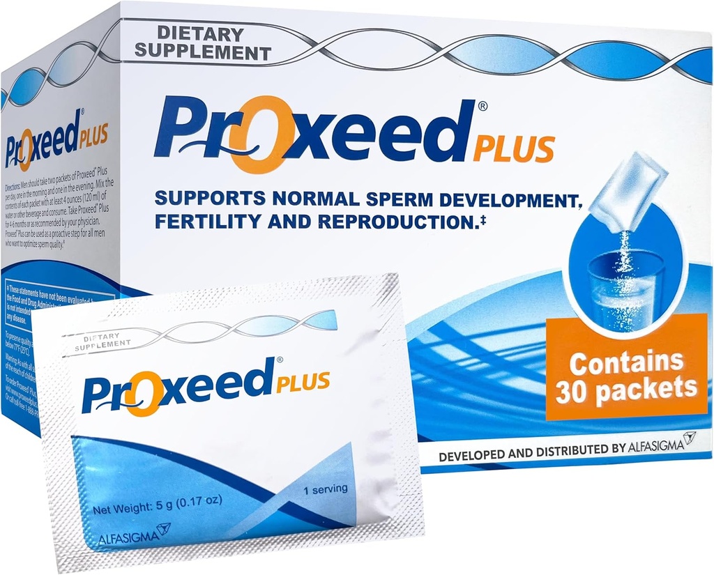 Proxeed Plus - Hombre Fertilidad Suplemento - 30 Cuenta (Pack of 1)