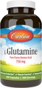 Carlson - L-Glutamina, Free-Form Amino Acid, 750 mg, Muscle Tissue Production, 300 cápsulas