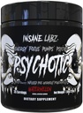 Insane Labz Psychotic Black Edition Mid Stimulant Pre Workout Powder, Energy Focus Pumps, Cargado con Creatine Beta Alanine Taurine Fueled por AMPiberry, 35 Servings (Watermelon)