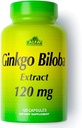 ALFA VITAMINS Ginkgo Biloba 120mg Supports Brain Function & Memory Support - 120 Capsules