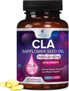 CLA Supplement, Conjugated Linoleic Acid 1560mg - Extra Strength CLA Supplement Pills - Support Body Composition, Lean Muscle Tone, " Energy - Safflower Capsules, Gluten Free, Non-GMO - 60 Softgels