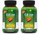 Irwin Naturals CLA Lean Body Fat Reduction - Ayuda a reducir la grasa corporal &amp; Aumentar el tono muscular - 80 Líquidos Soft-Gels (Pack of 2)