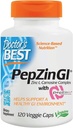Mejor Complejo de Carnosina de zinc con Pepzin Gi Veggie Caps, 120 Condes