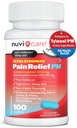 Extra Strength Pain Relief PM - Acetaminophen 500mg &amp; Diphenhydramine 25mg - Comparación con Tylenol PM Extra Strength Sleep Aid - Adult PM Doin Reliever for Nighttime Aches &amp; Pains (100 Tablets)