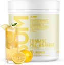 RAW Pre Workout Powder, Thavage (Lemonade) - Chris Bumstead Sports Nutrition Supplement for Men &amp; Women - Cbum Pre Workout for Working Out, Hydration, Mental Focus & Energy - 40 Servings