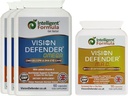 Vision Defender MAC &amp; Omega Todos los días General Eye-Health Bundle (90 Days Supply). Suplemento de Vitaminas Ojo Incluye Carotenoides Lutein, Zeaxanthin, Omega-3 (DHA, EPA). Made in UK by Eye Specialists