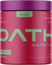 Oath Nutrition Sport Sugar Free Pre-Workout Powder, Appleberry Orchard, Contains Creatine Monohydrate, Caffeine y Beta Alanine, Pre Workout Powder for Women and Men, 25 Servings