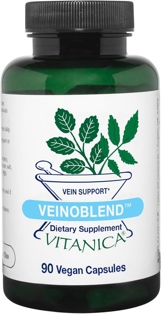 Vitanica, VeinoBlend, Veinte Soporte, Vegan, 90 cápsulas