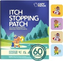 CAPY Bug Bite Itch Relief Patches for Kids - 60 Conde, Travel & Camping Essentials, Hydrocortisone Alternative, Itch Relief Stickers for Mosquito & Bug Bites