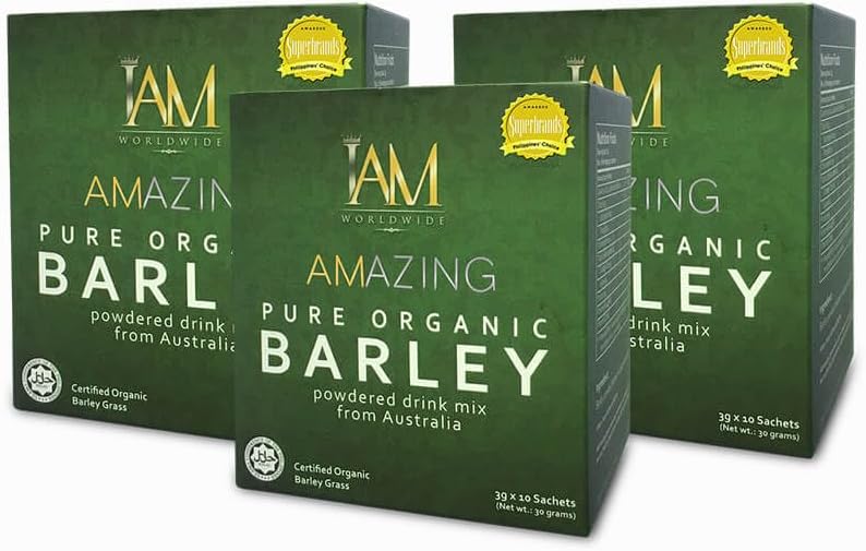 IAM Amazing Pure Barley Powdered Drink Mix de Australia-3 Boxes