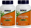 Ahora Alimentos Clorella 500 mg, 200 Tabletas (Pack de 2)