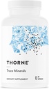 THORNE - Trace Minerals - Suplemento dietético con Zinc, Boron &amp; Selenium - Formas Chelated - Fórmula completa - 90 cápsulas