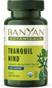 Banyan Botanicals Mente Tranquil – Suplemento Orgánico con Guduchi, Gotu Kola &amp; Skullcap – apoya la ansiedad ocasional " promueve un sentido de calma * – 90 Tabletas – No GMO Fuente sostenible Vegan