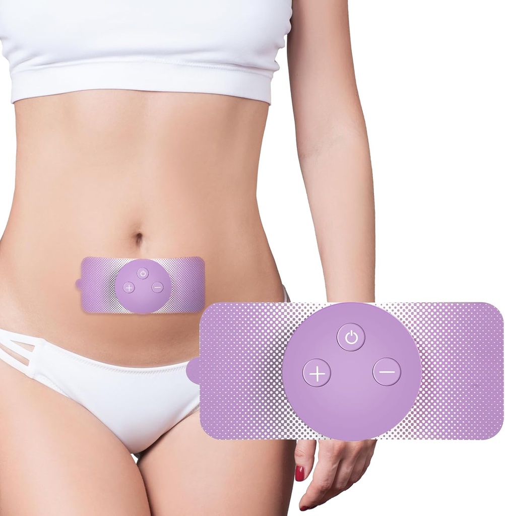 Simulador de Alivio de Dolor con 3 modos 30 Unidad de TENS Recargable de Intensidad para Alivio de Canciones Menstruales Home Dispositivo Médico,Gift for Women Wife Girlfriend