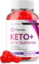 Premier Keto ACV Gummies - Advanced Formula Premiere Keto Plus ACV Gummies Apple Cider Vinegar Premier ACV Suplemento dietético Comentarios Hombre Mujeres (60 Gummies)