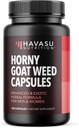 Horny Goat Weed Capsules for Men &amp; Women - Extra Strength Performance & Energy Support with Tongkat Ali, Muira Puama, and Saw Palmetto - 2 Month Supply Herbal Supplement for increased Endurance