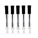 5PCS/5ML Reusable Empty Eyelash Growth Oil Mascara Botellas Tube Holder Container Eyelash Wand Vials with Brush