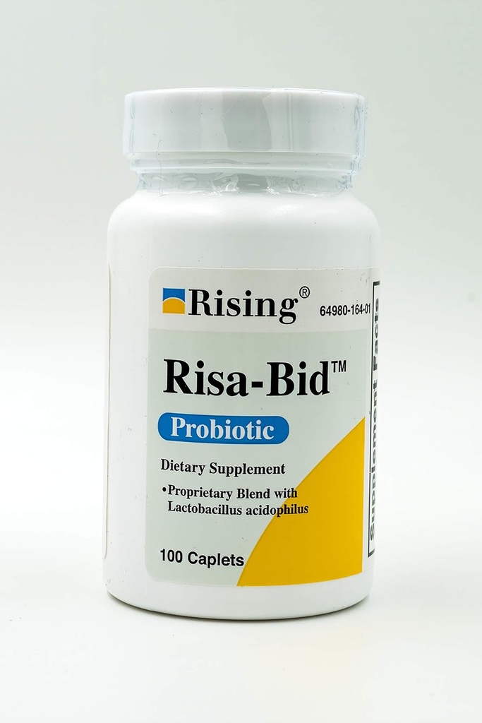 Rising Health - Risa-Bid Caplets - Suplementos dietéticos Probióticos - 100 caplets
