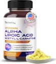 Alfa Lipoic Acid Acetyl-L-Carnitine - Soporte de limpieza de la vejiga, salud de la tracto urinaria - suministro de 180 días - hecho en los EE.UU.