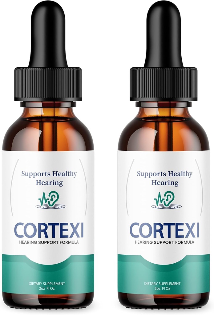 (Oficial) Cortexi Tinnitus Tratamiento Asistencia auditiva con cromo, semilla de uva, astragalus, raíz de Maca - Cortexi Apoyo auditivo gotas Suplemento Cortexi Tinnitus Tratamiento para los oídos de anillo (4oz)