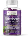 Elderberry Queen Organic Elderberry Gummies 60 ct - Immune Support Gummies with Vitamin C & Zinc - Elderberry Vitamin Gummies for Adults and Kids