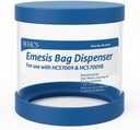 HCS Emesis Bags Dispenser - Wall Mounted, Holds 24 HCS Vomit Bags Disposable (Not Included) - Includes Anchors and Screws