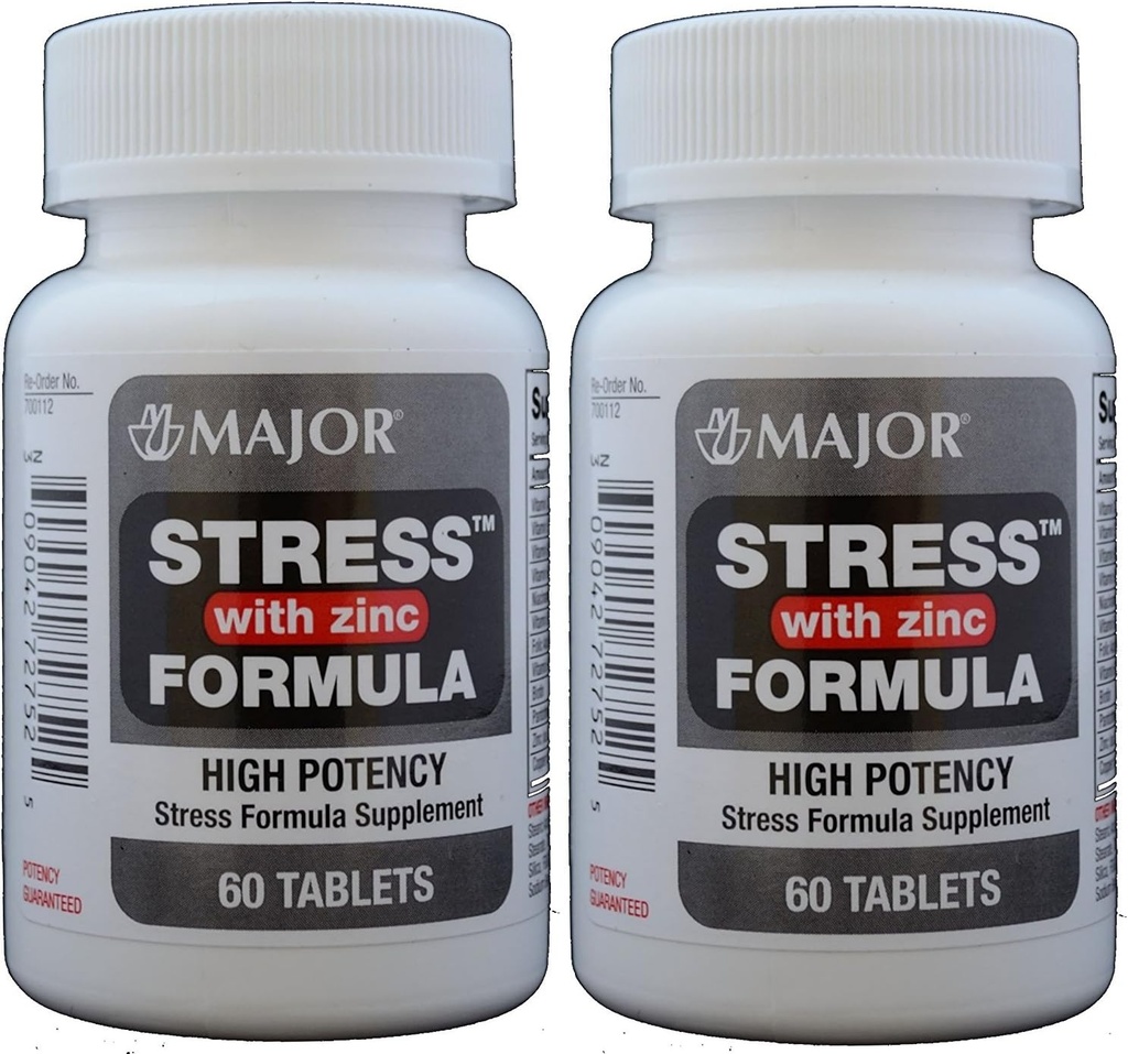 Multivitamina Rugby con Fórmula de Estrés Zinc - Suplemento dietético - 60 Tabletas