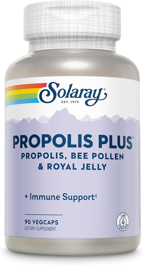 Solaray Propolis Plus - 90 Capsules