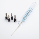 Colloidal Silver Silencioso Pareja de Pura Ancho de Plata 99.99% tención Certificado Silencio 9999 Silencio 12 Gauge 4" Silencio FromBora Colloidal Silver Generator Wire  Plus 4pcs Wire Holders