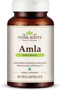 Amla Capsules 100% Orgánica Inmunity Enhancer Fuente Natural de Suplementos Vitámicos C Herbal (60 cápsulas) (Pack of 1)