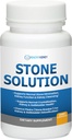 Stone Solution Capsules- Natural Dissolver, Kidney Stone Support & Kidney Cleanser, 60 Servings + Kidney Cleanse and Kidney Health Supplement to Support Normal Kidney Function, 60 caps