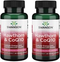 Swanson Hawthorn & Coq10 60 Veg Capsules (2 Pack)