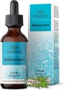 HERBAMAMA Motherwort Tintura - Vegan Motherwort Herb Extracto gotas de calma para el apoyo de las mujeres - Non-GMO, Alcohol &amp; Sugar-Free Liquid Relax Suplemento, 28-Day Supply