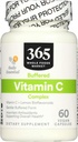 365 by Whole Foods Market, Buffered Vitamin C Complex, Vegan, 60 cápsulas
