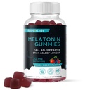 BionerLab Melatonin Gummies (30mg) Enhanced with L-theanine & Vitamin B6 for Adult Women Men - Extra Strength Chewables Calm Gummy - Gluten Free