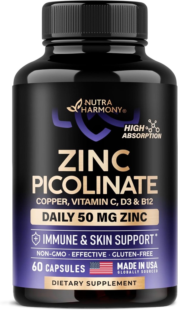 Zing Picolinate - 60 cápsulas