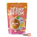 SkinnyBoost 28 Day Detox Daytime Tea - CITRUS MINT (28 Tea Bags) Supports Metabolism Boost, Detox, All Natural, Non GMO, Vegan, Keto Friendly