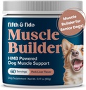 Quinto &amp; Fido Dog Weight Gainer - High Calorie Protein Powder for Dogs - Weight Gain Supplement for Puppies and Senior Dogs - Supports Muscle & Energy Recovery - 3.17 oz (60 Servings)