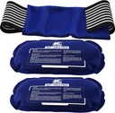 Paquetes de hielo para lesiones Reutilizables (3-Piece Set) – Terapia de Hielo caliente y frío Gel Wrap Soporte – Soporta recuperación, unión y dolor muscular – rodillas, espalda &amp; más (3 piezas - Classic)