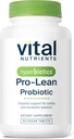 Vital Nutrients Hyperbiotics Pro-Lean Probiotic for Metabolic Balance  Reduce la Digestión de Carb ← Estabilizadora para calma Vegan, Dairy, Gluten Free ← 60 Conteo