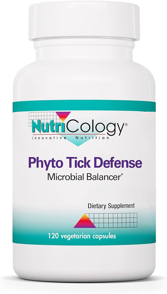 Nutricology - Phyto Tick Defense Supplement - Mushroom Complex, Mushroom Extract, Lions Mane, Cordyceps, Beta Glucans, Vegetarian Capsules - 120 Conde