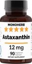 Astaxanthin 12 mg - 90 cápsulas de veg