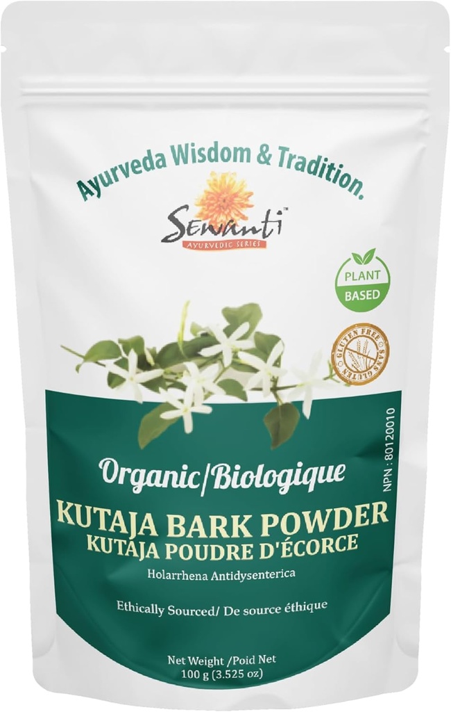 Sewanti Kutaja Bark Powder - High Potency 100% Natural Herbal Suplemento para Digestive Comfort - 100g