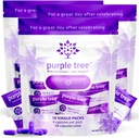 Árbol Púrpura Pos-Celebración Wellness TENIDO Apoyo al hígado, Hidratación &amp; Replenisher TEN Dihydromyricetin DHM, Milk Thistle, Electrolytes, Vitamins TEN Bachelorette " Bachelorette " , 30 Packets (120 pastillas)