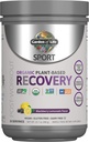 Garden of Life Sport Vegan Post Workout Muscle Recovery Powder for Men &amp; Women - BlackBerry Lemonade 30 Servings, Organic Plant Based Recovery, 100mg Magnesium, Antioxidants, Post Workout Supplements