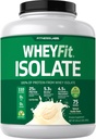 Whey Protein Isolate WheyFit (Natural Vanilla Breeze), 5 lb (2.268 kg) Botella