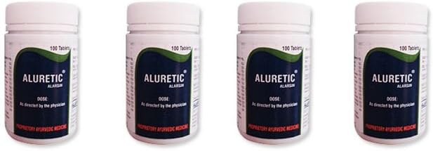Pack de 4 - Alarsin Aluretic Tablets Natural Diuretic