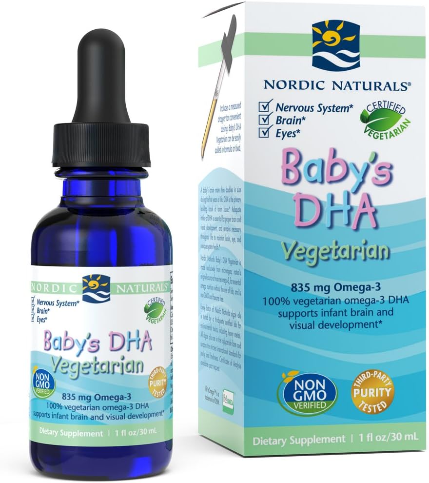 Nordic Naturals - Baby's DHA Vegetarian, Supports Brain and Visual Development, 1 Ounce