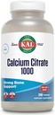 KAL Calcium Citrate 1000mg, Calcium Supplements for Women and Men, Bone Health, Teeth, Nervous, Muscular & Cardiovascular System Support, Gluten Free and Lab Verified, 80 Servings, 240 Tablets